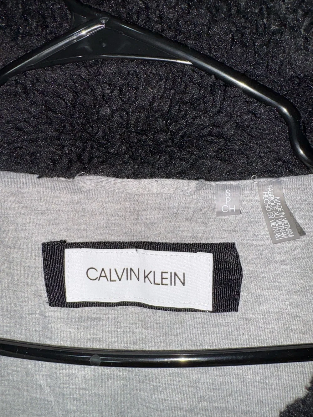 Calvin Klein cozy faux